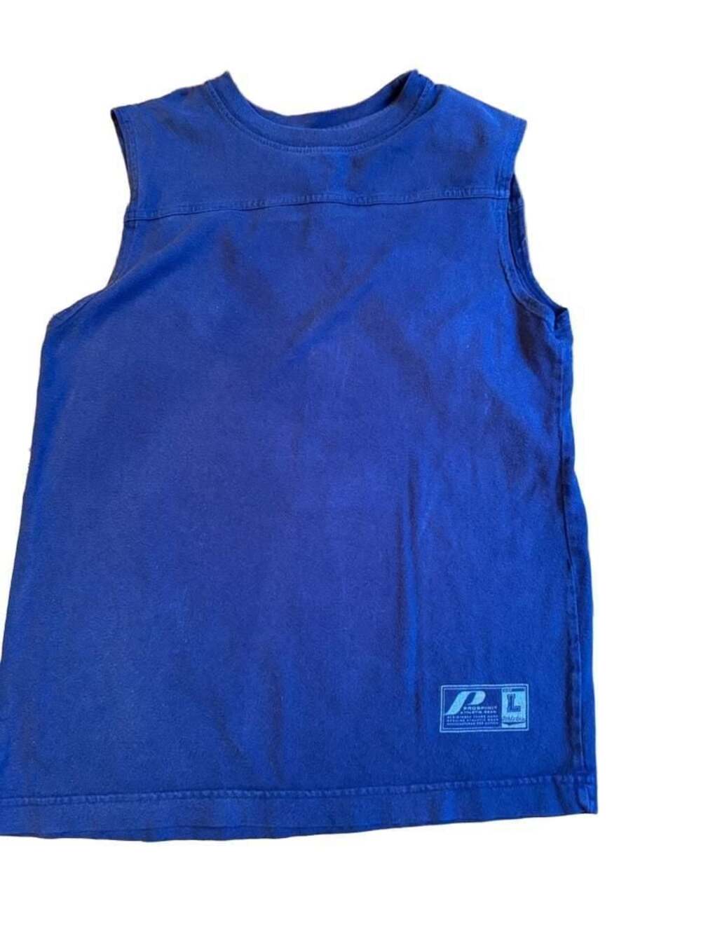 ProSpirit Athletics Gear Boys' Sleeveless Athletic Tank Top Blue Size L 10/12
H1